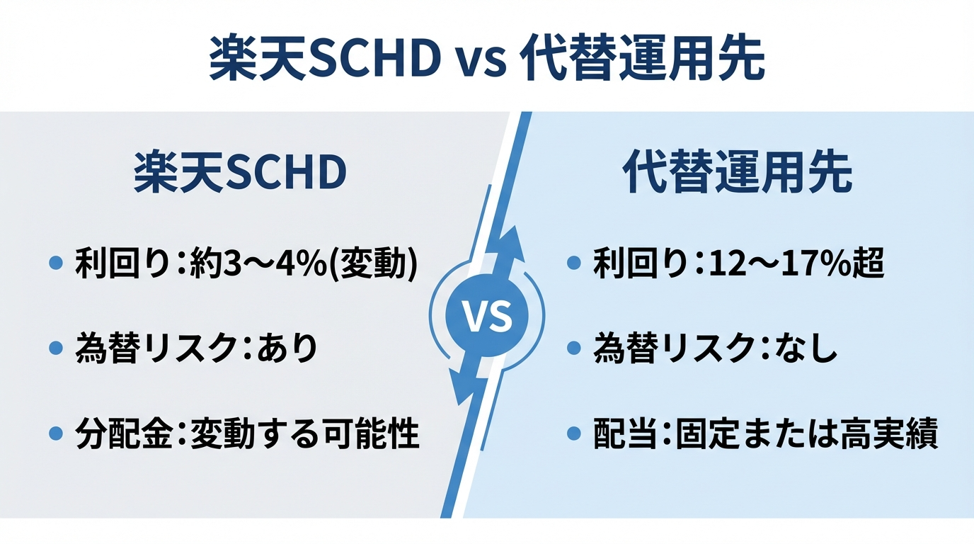 楽天SCHDと代替運用先